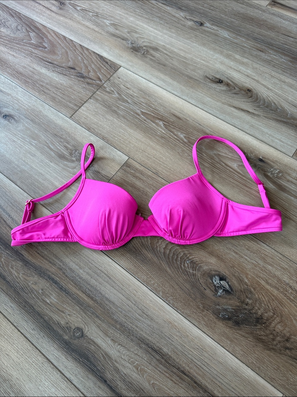 Victoria's Secret Hot Pink Push-Up Bikini Top
